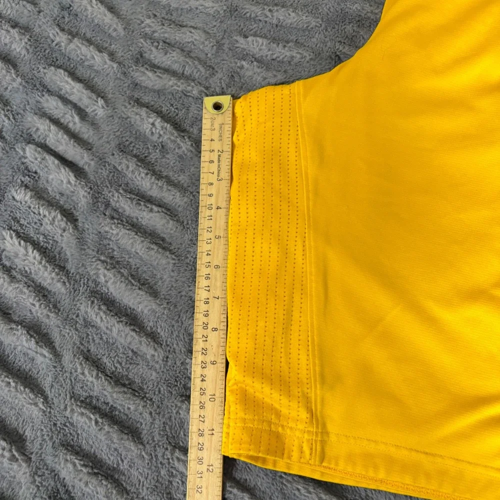 Adidas Denver Nuggets NBA Basketball Game Shorts 12-13 Yellow Team Issued 6XL +4